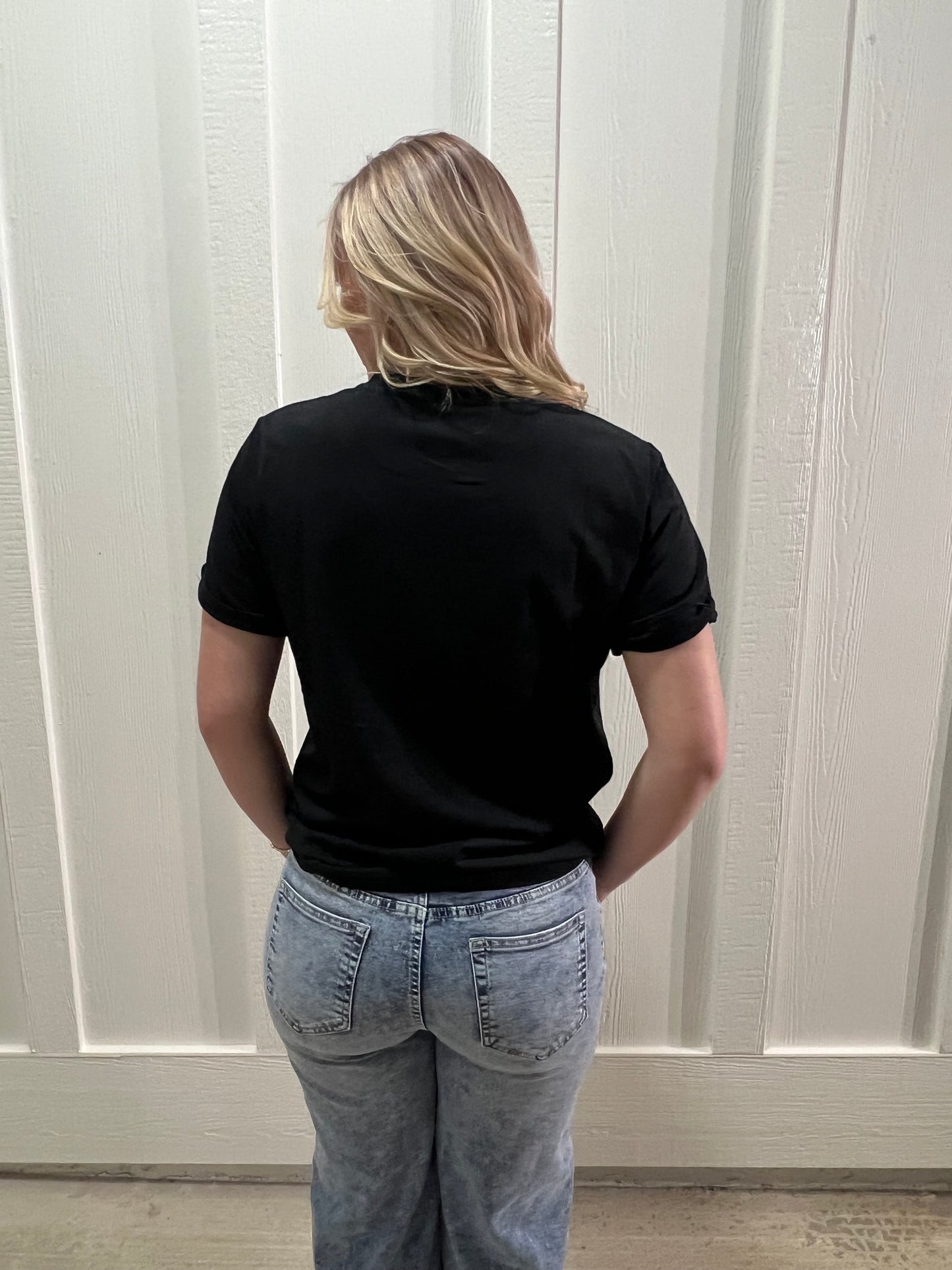 Black Nutcracker Merry Christmas Crewneck T-Shirt