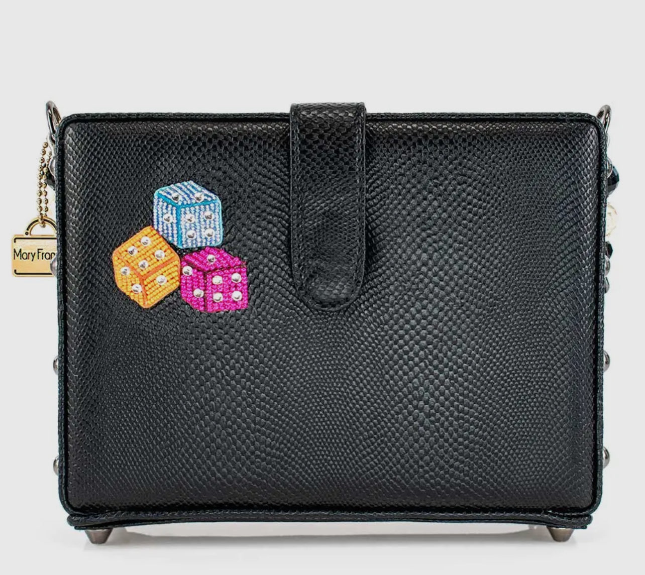 Lady Luck Beaded Gambling casino Themed Crossbody Bag
