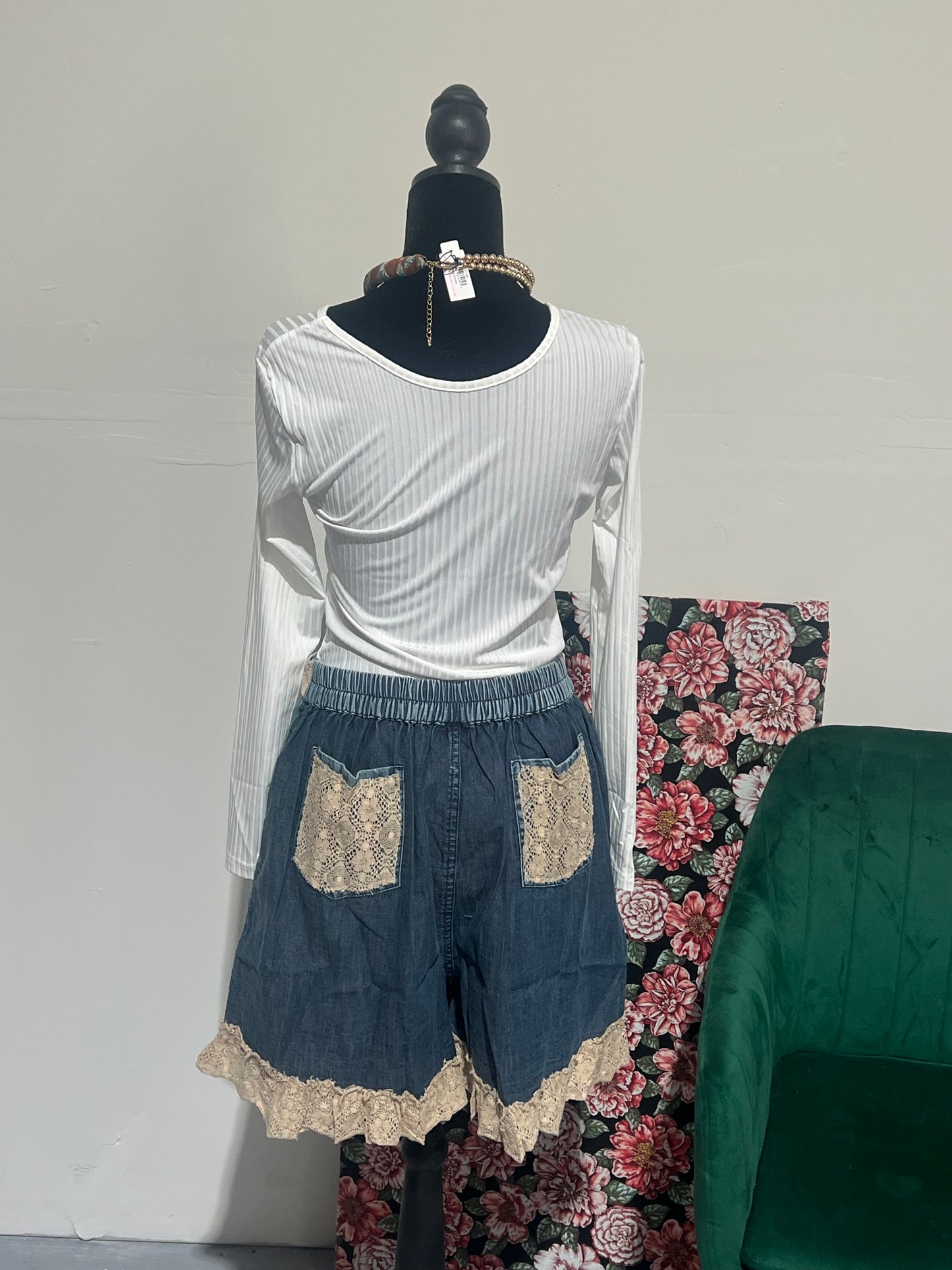 Patchwork Shorts