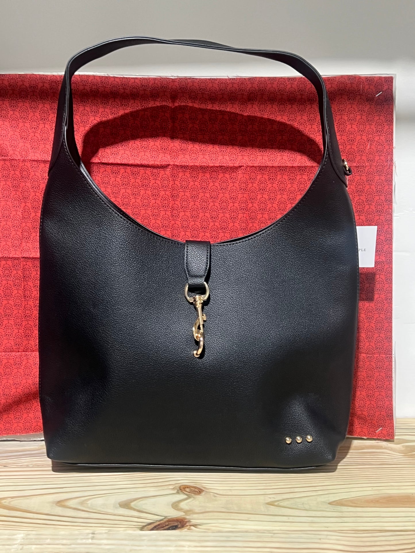 Haddie  Hobo Vegan Leather Tote