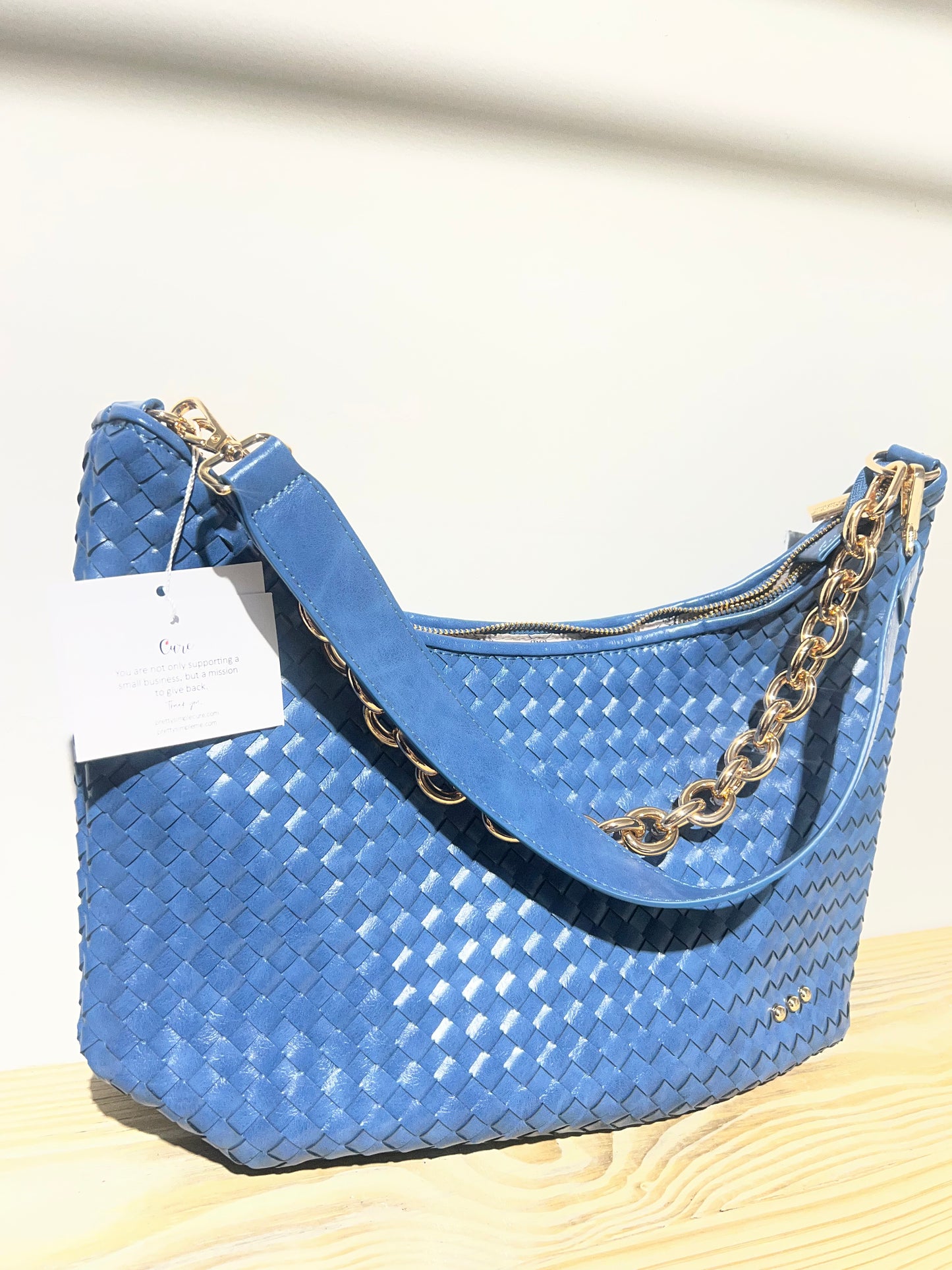 Sienna Slouchy Woven Shoulder Bag