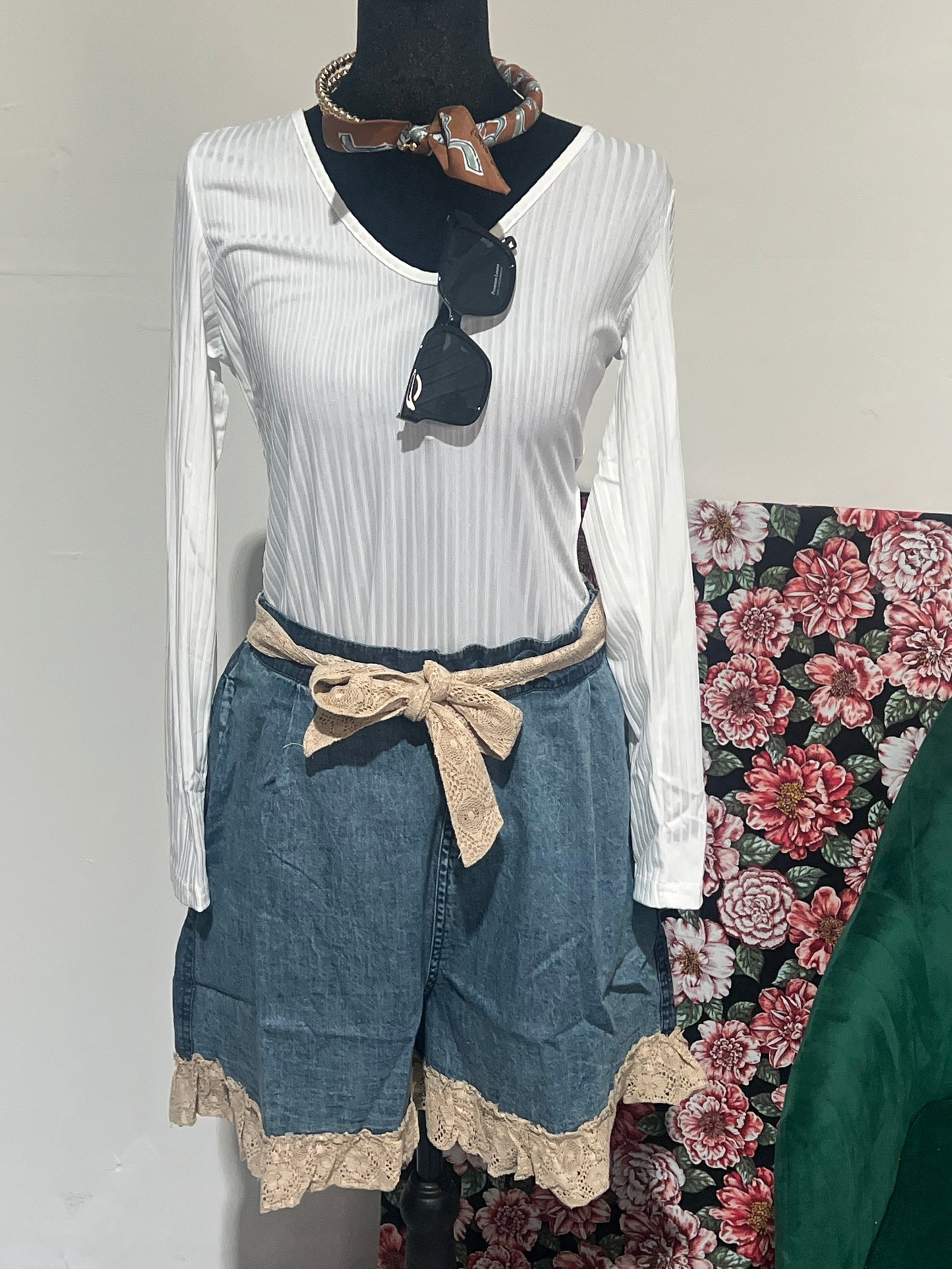 Patchwork Shorts