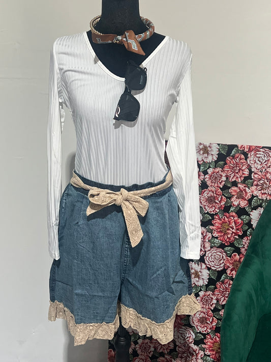 Patchwork Shorts