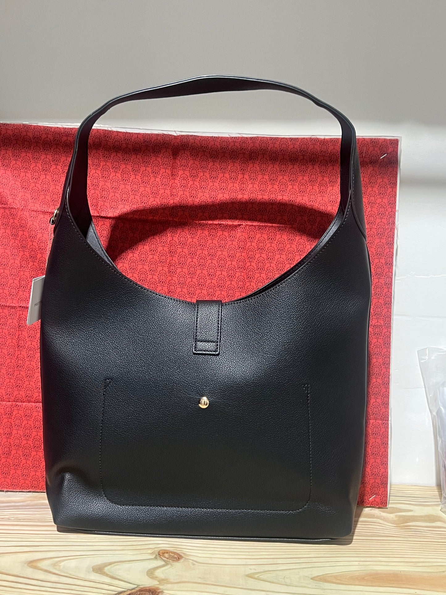 Haddie  Hobo Vegan Leather Tote