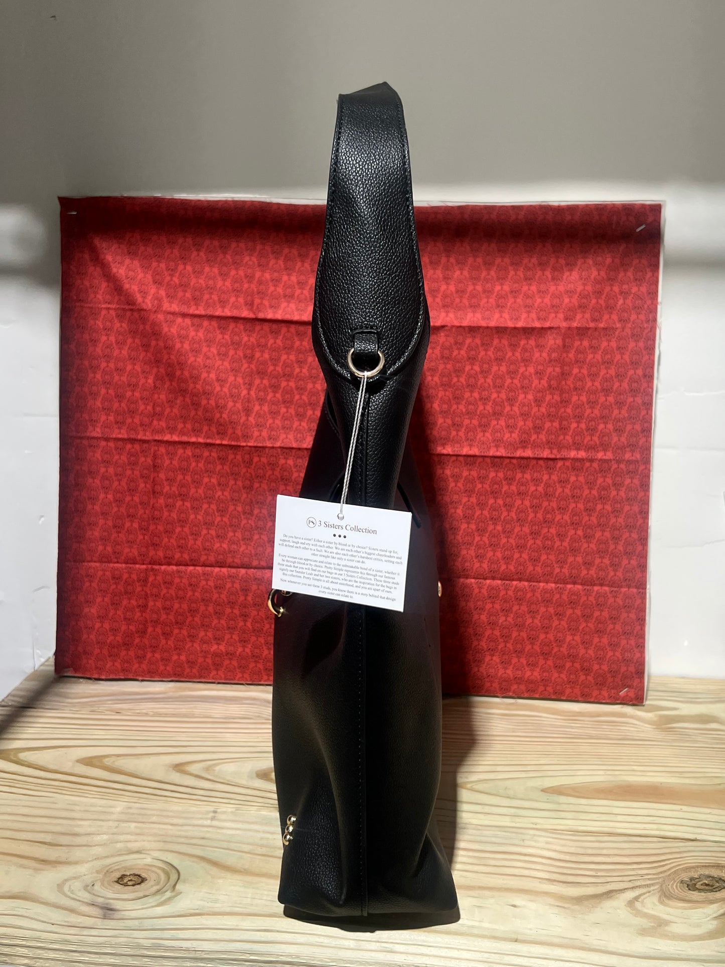 Haddie  Hobo Vegan Leather Tote