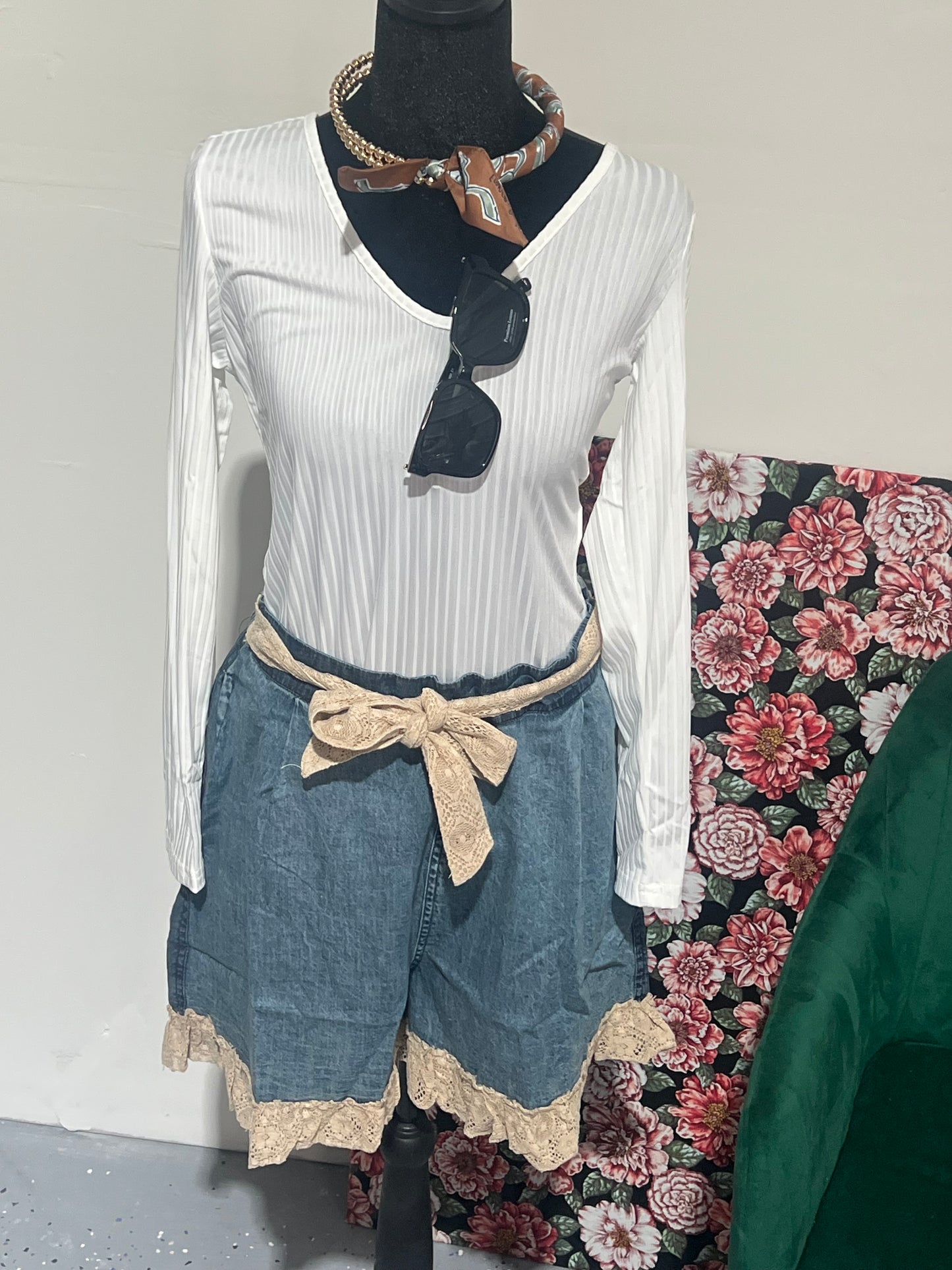 Patchwork Shorts