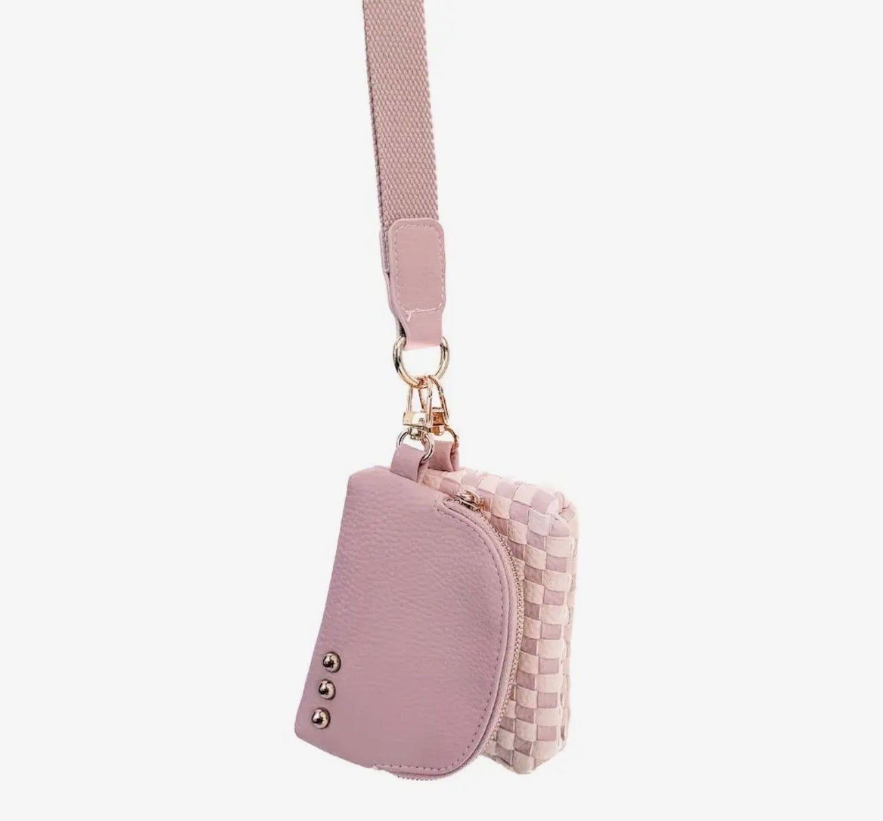 Wanderlust Woven Dual Pouch Wristlet