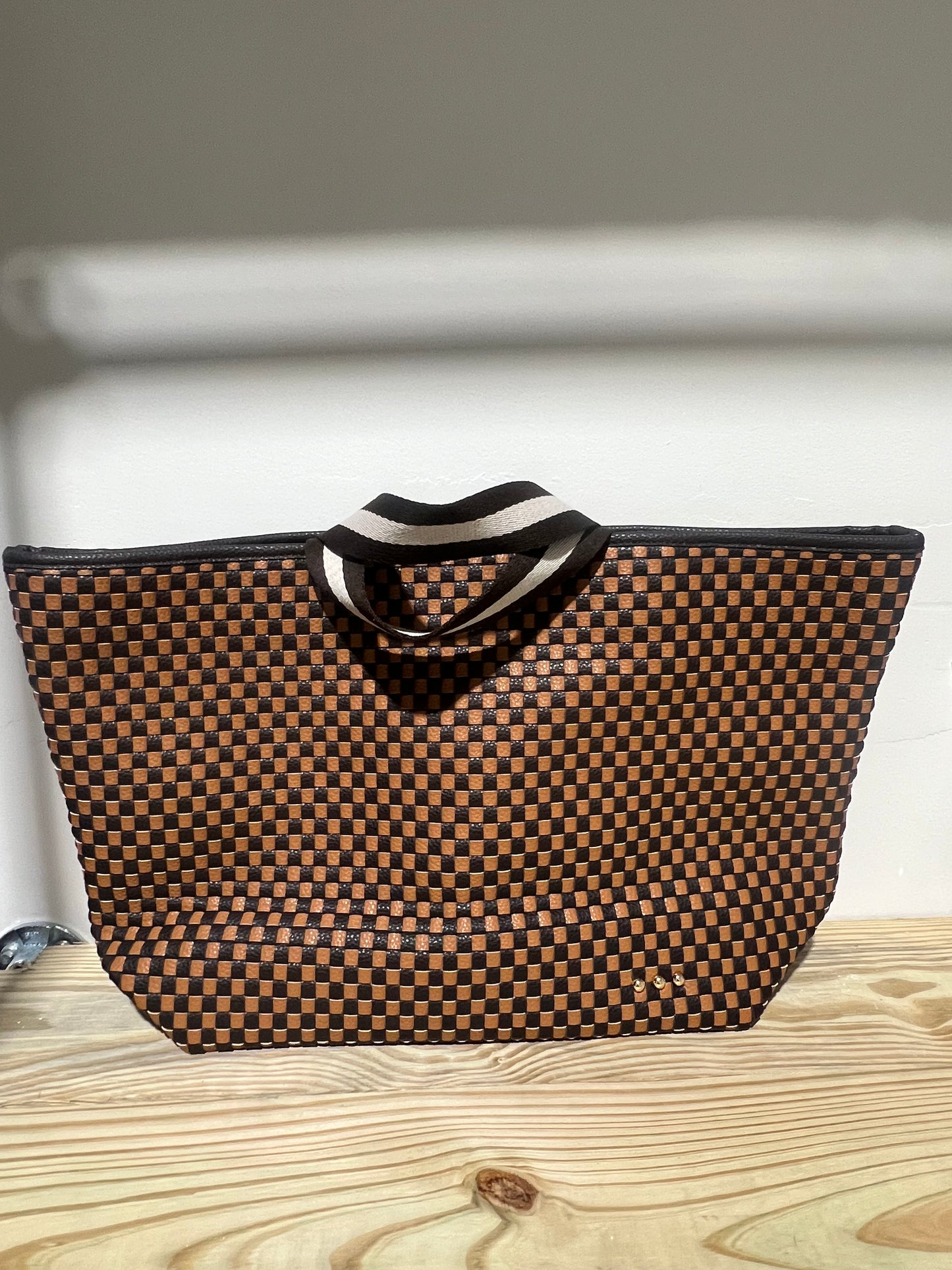 Woven Tiffany Organizer Tote Bag