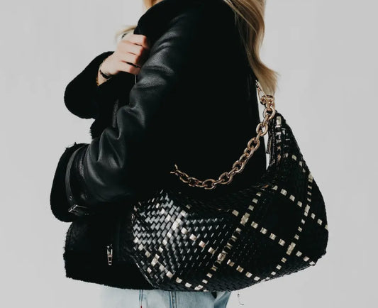 Sienna Slouchy Woven Shoulder Bag
