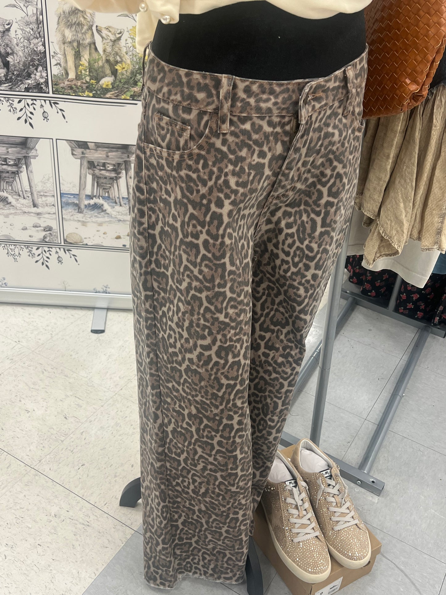 Cheetah pants