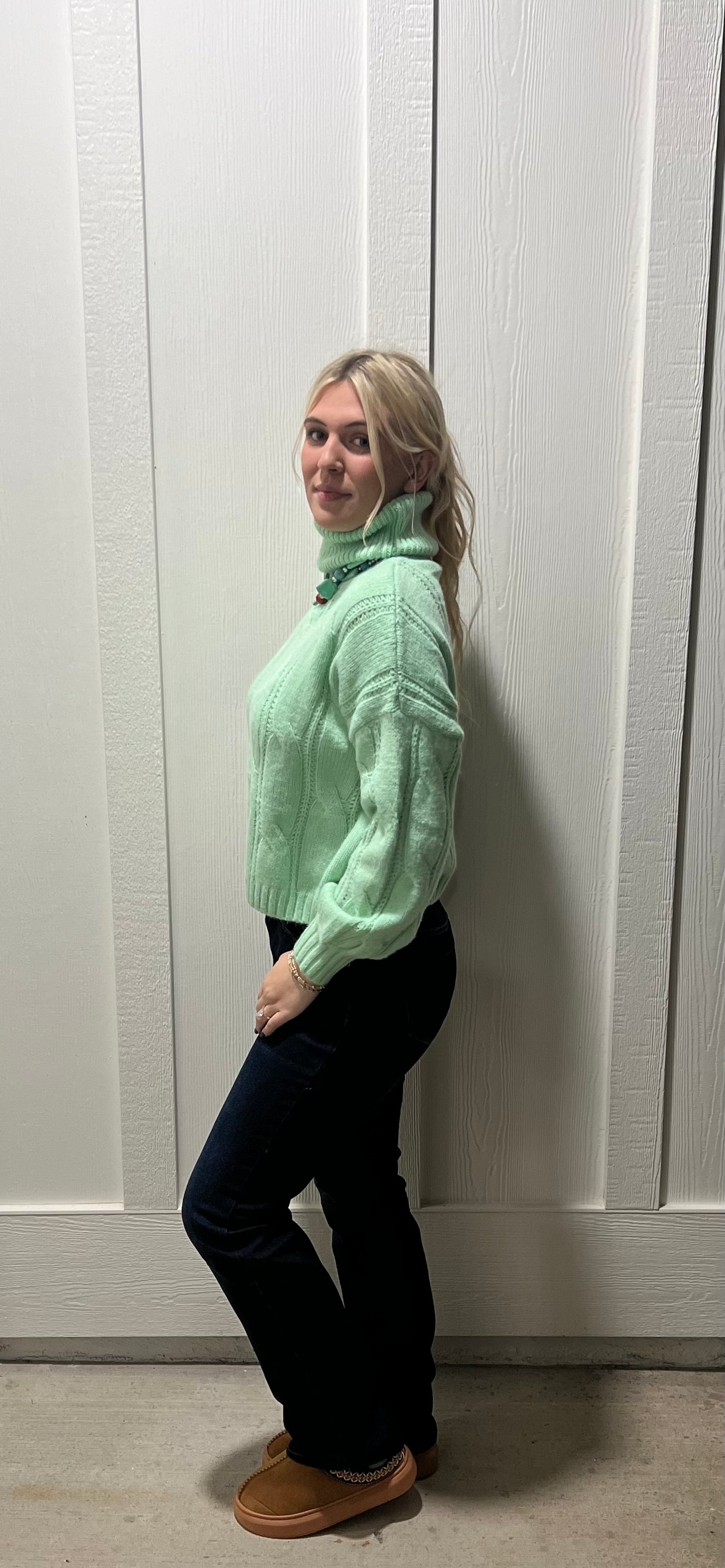 Long Sleeve Turtleneck Pullover Sweater