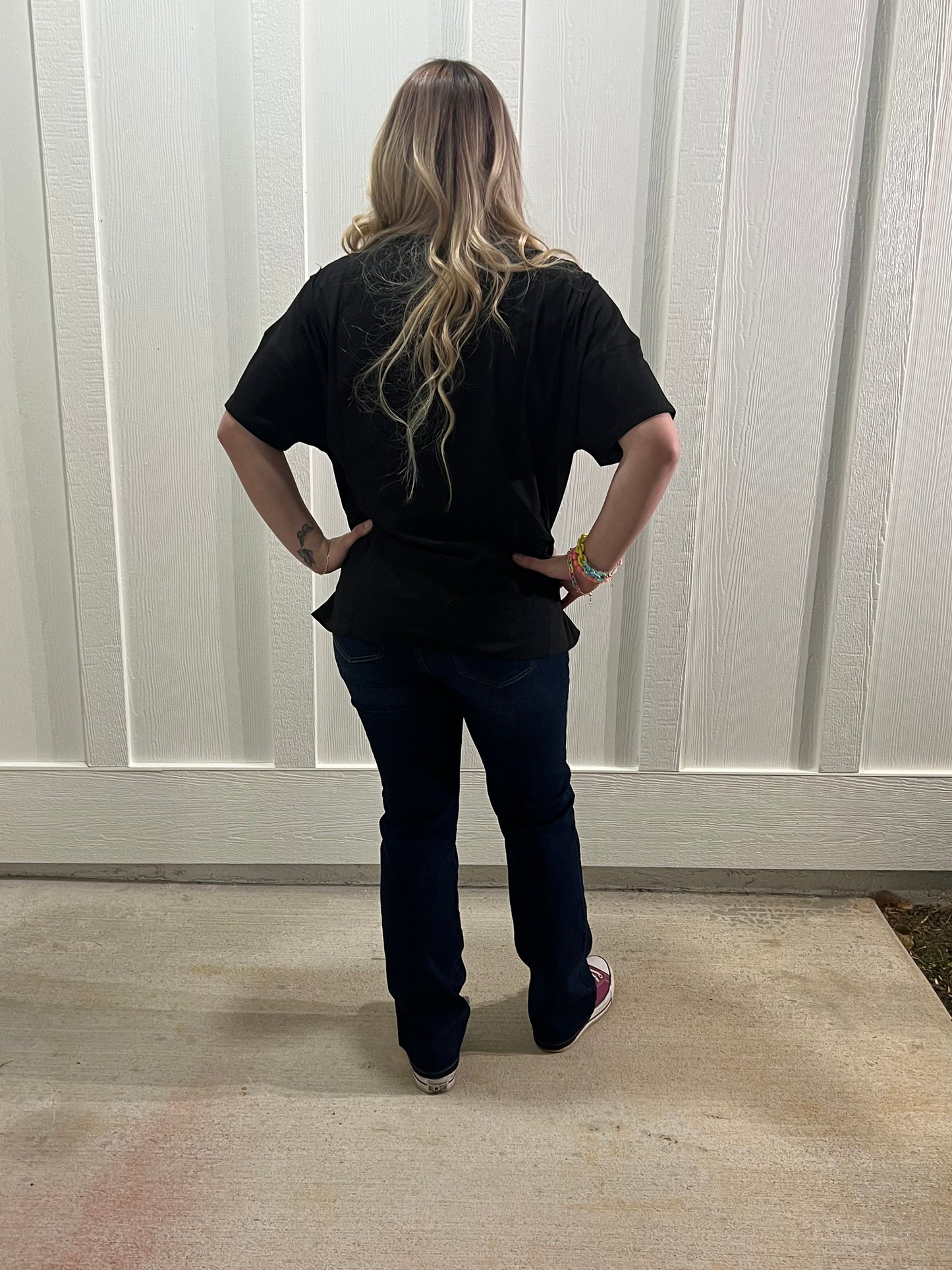 Let’s Go To the Disco Short Sleeve Oversized Top