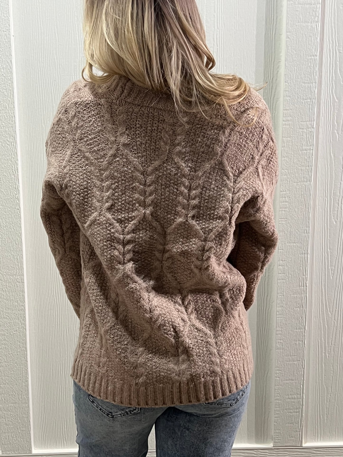 Long Sleeve Button Closure Knit Cardigan