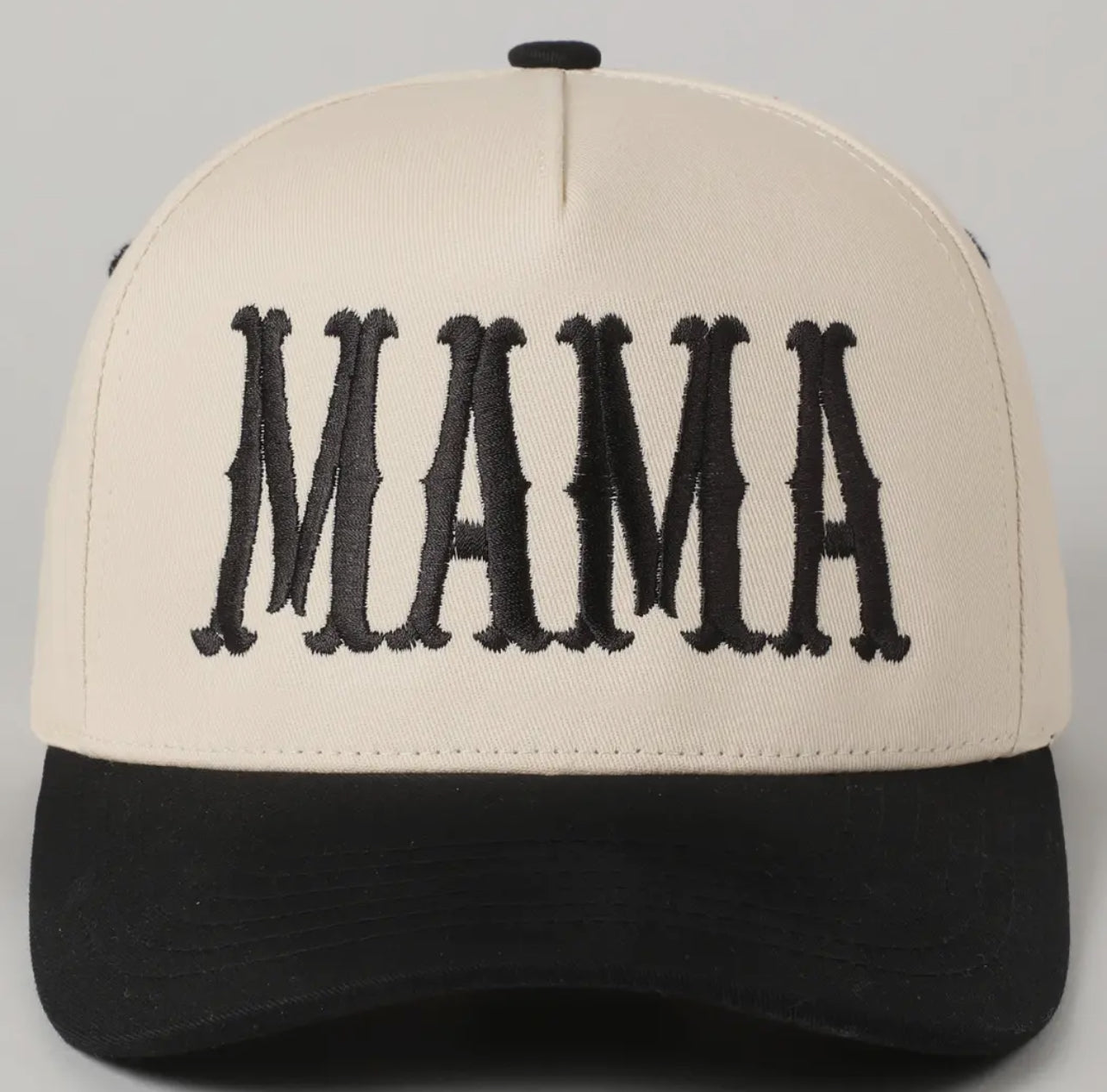 MAMA Typographic Design Embroidery Baseball Cap