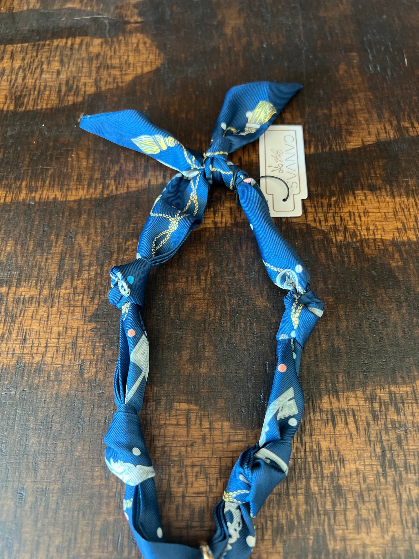 Cinnamon Horse Bit Scarf Necklace