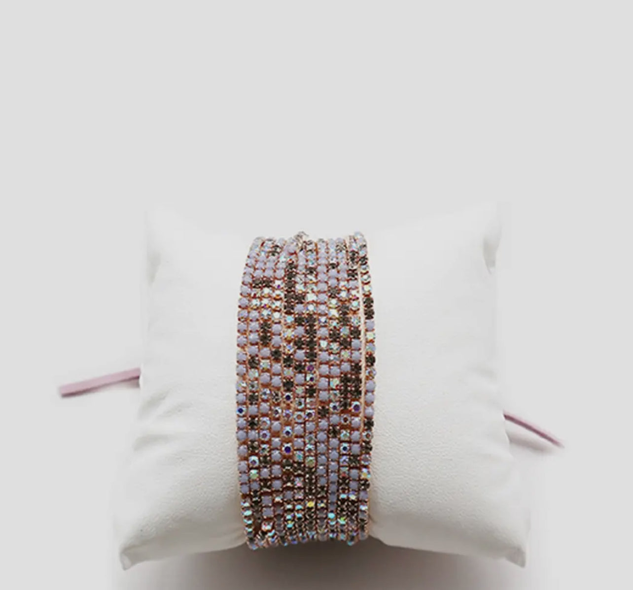 12 Layer Strand Stretch Crystal Stone Bracelets