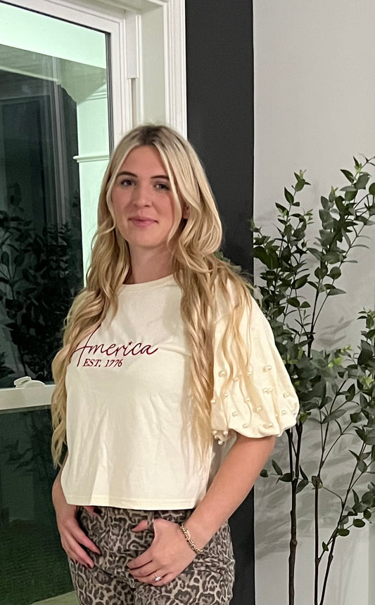 Proud To Be An American Top