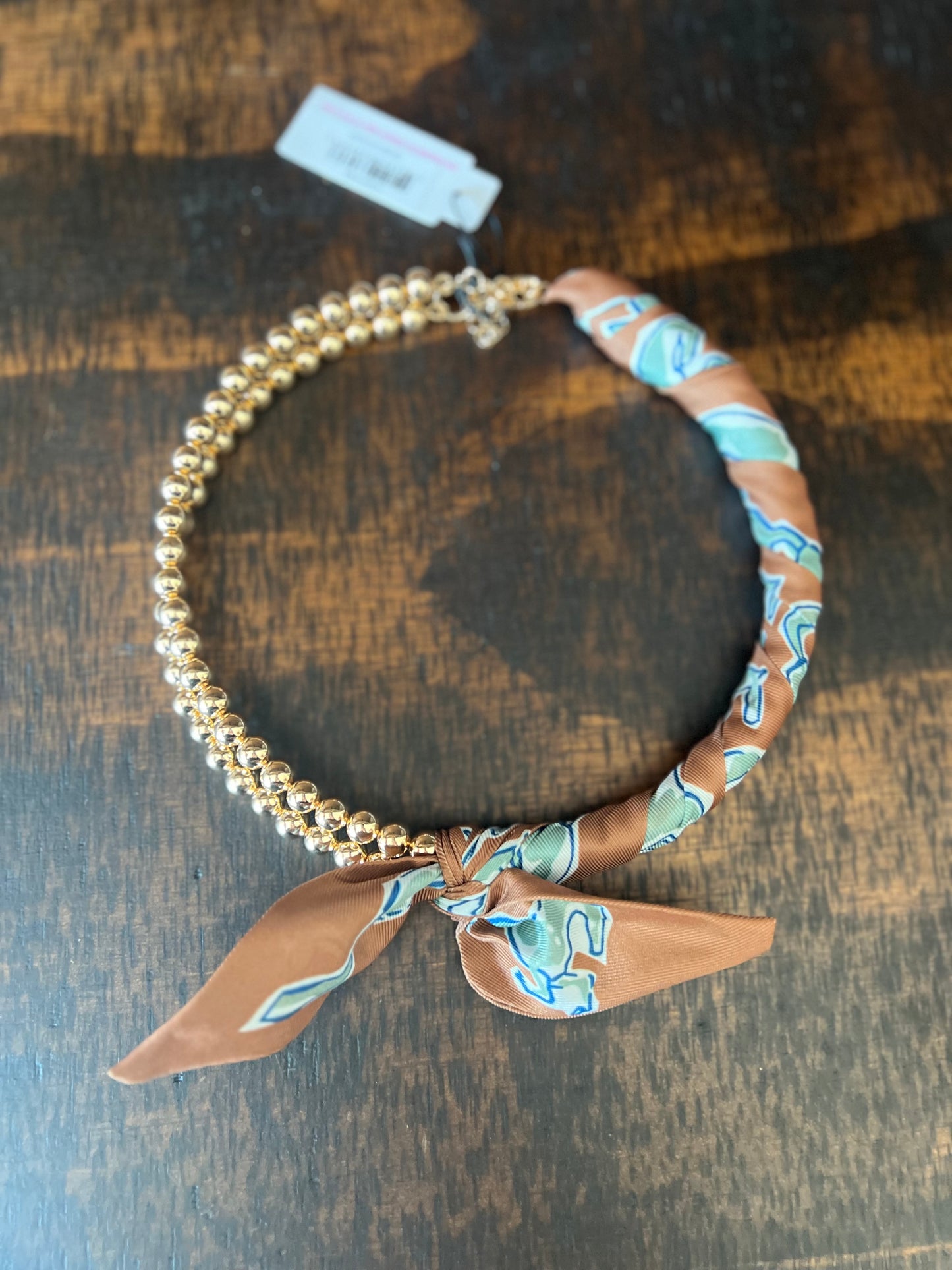 Winnie Ball Bead Scarf Neck