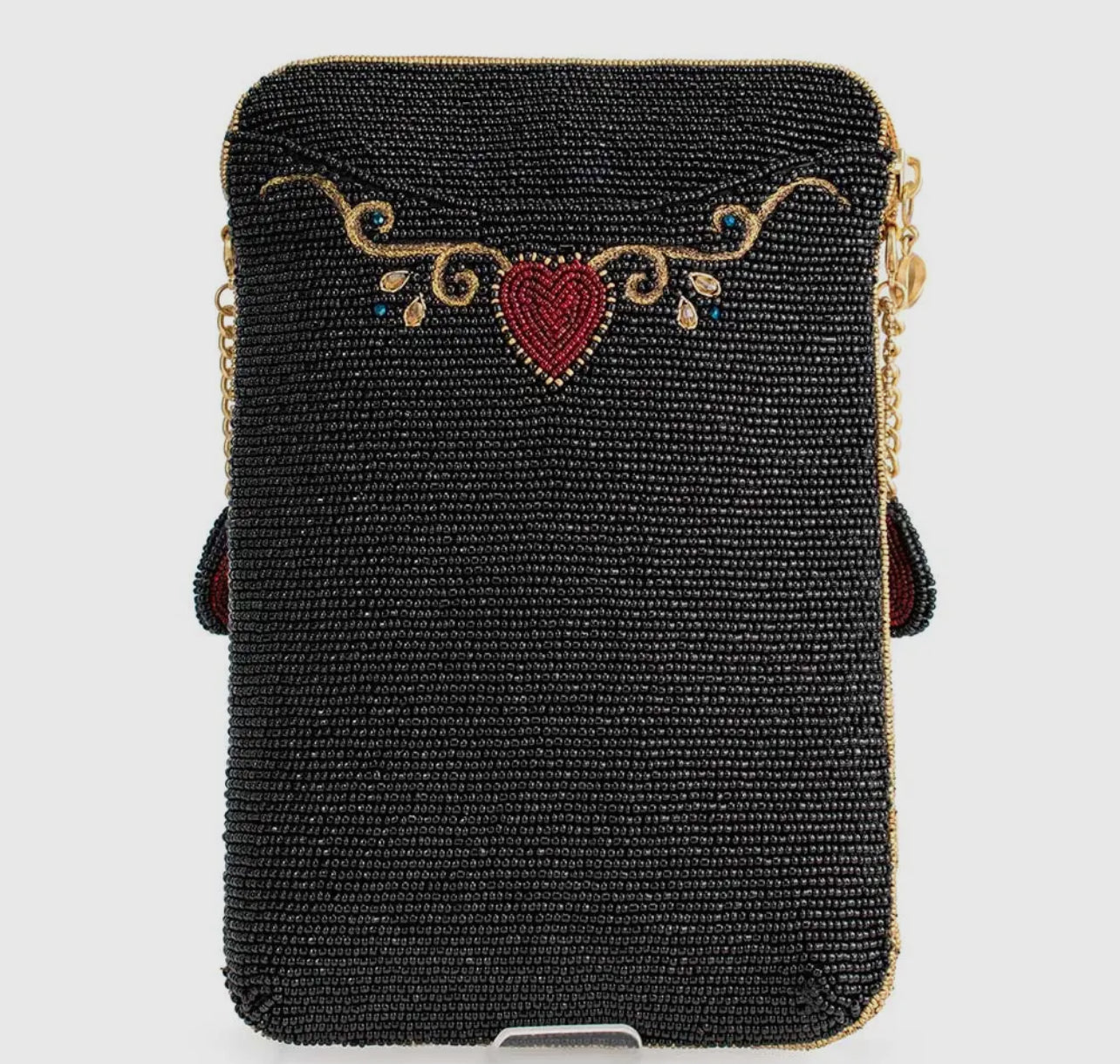 The Queen Beaded Crossbody Clutch