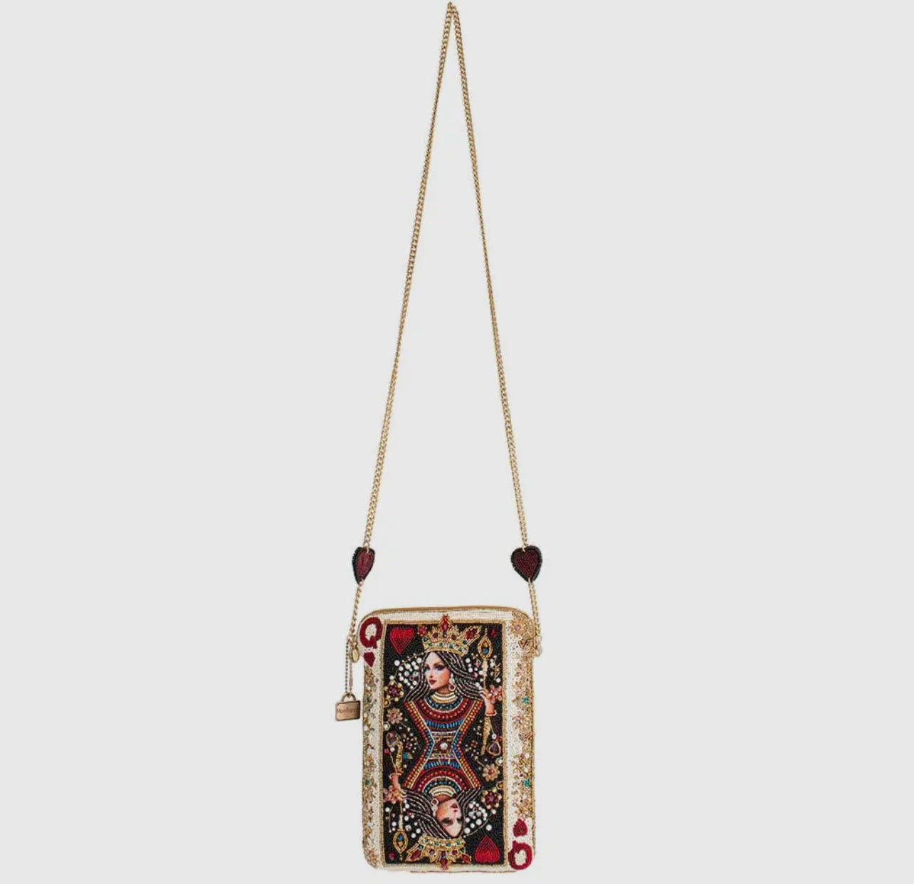 The Queen Beaded Crossbody Clutch